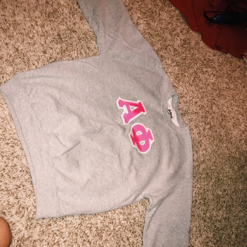 alpha phi crew neck